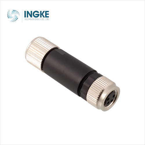 1441053 M8 4 Position Circular Connector Receptacle, Female Sockets IDC