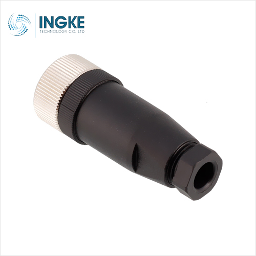 1543032 M12 5 Position Circular Connector Receptacle, Female Sockets Screw