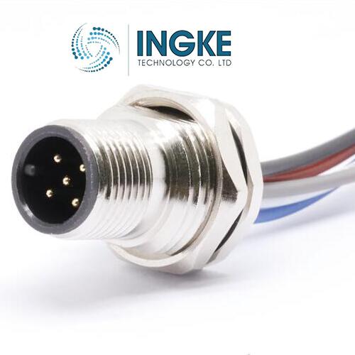MPM12A05I06DR02  M12 Circular Connector  5 Contact  IP67  Male Pins  Shielded