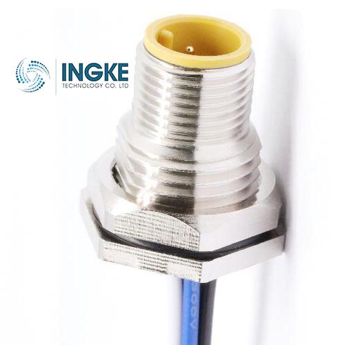 MPM12A04I12DF02  M12 Connector  4 Contact  IP67  Male Pins   Shielded