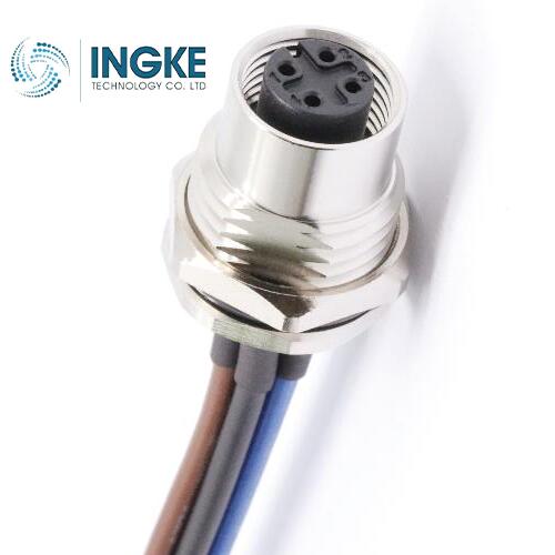 FPM12A04I12BF02  M12 Circular Connector  5 Positions  IP67  Female Socket  Unshielded